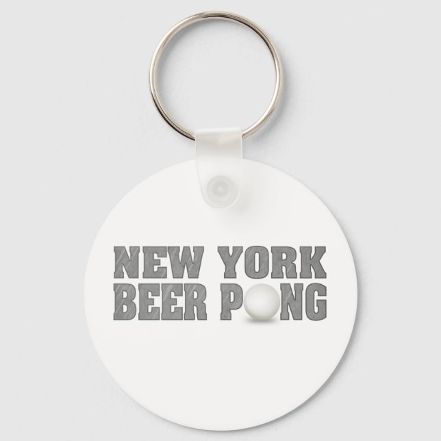 New York Beer Pong Keychain (Front)