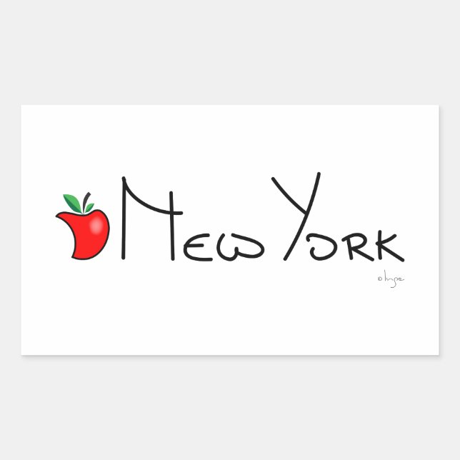 New York Big Apple Sticker (Front)