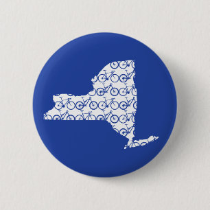 New York Bike 2 Inch Round Button