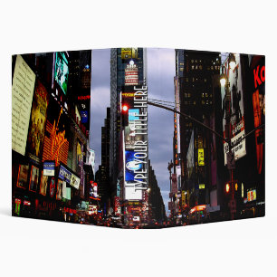 New York Binder Cool NYC Times Square Book Binder