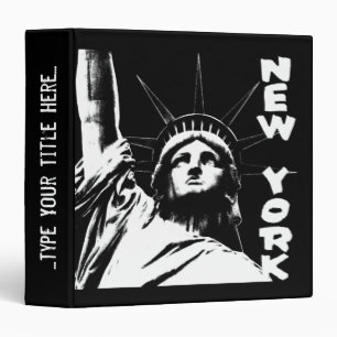 New York Binder Statue of Liberty Souvenir Binder