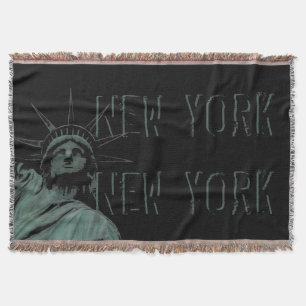 New York Blanket NYC Statue of Liberty Blanket