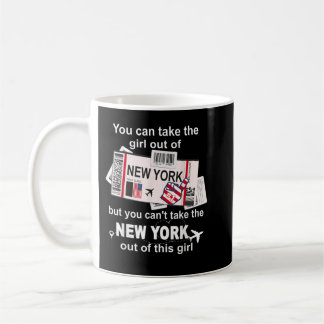 New York Boarding Pass - New York Girl Coffee Mug