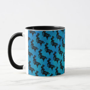New York Boogie Nights Drum Blue Mug
