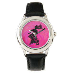 New York Boogie Nights Drum Hot Pink Watch