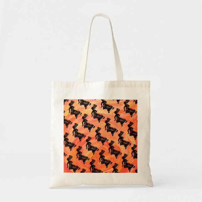 New York Boogie Nights Drum Orange Tote Bag (Front)