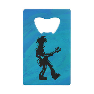 New York Boogie Nights Guitare Bleu