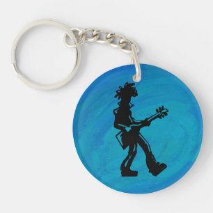New York Boogie Nights Guitare Bleu
