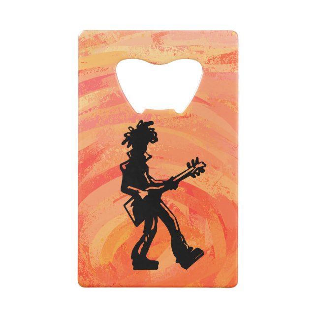 New York Boogie Nights Guitare Orange (Dos)