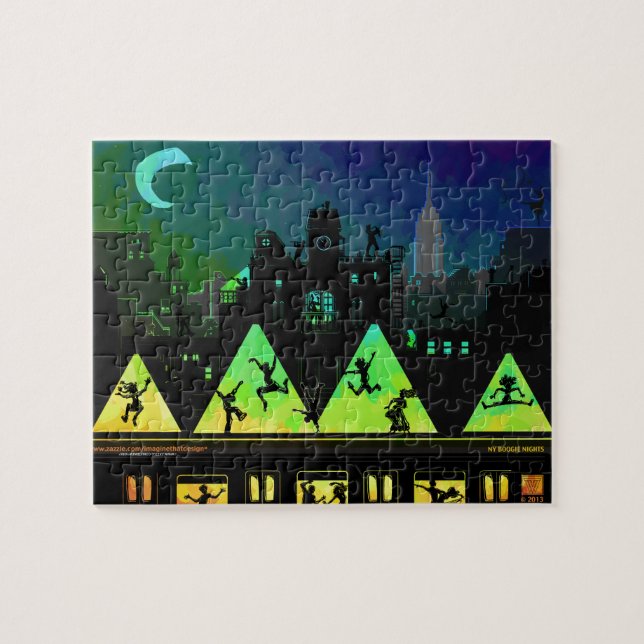 New York Boogie Nights Jigsaw Puzzle (Horizontal)