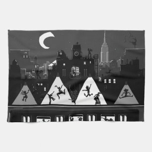 New York Boogie Nights Kitchen Towel