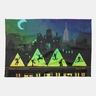 New York Boogie Nights Kitchen Towel