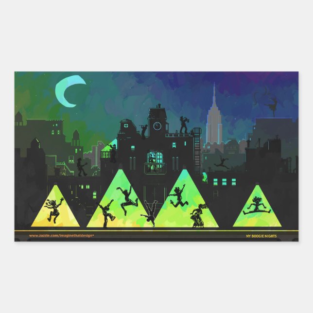 New York Boogie Nights Sticker (Front)