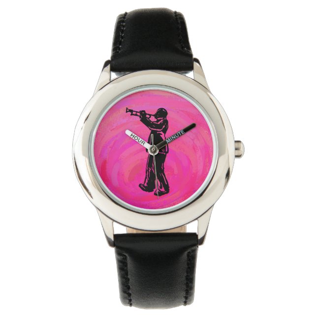 New York Boogie Nights Trumpet Hot pink Watch (Front)