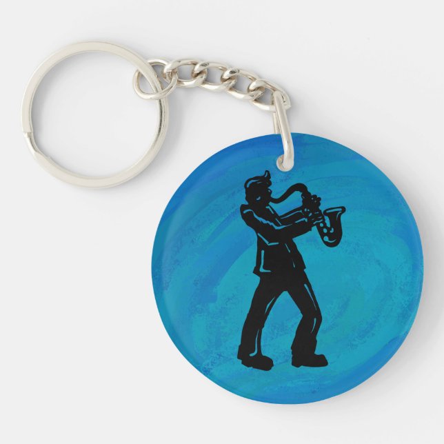 New York Boogie Nuits Saxophone Bleu (Devant)
