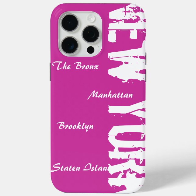 New York - Boroughs 2 - cool urban style Case-Mate iPhone Case (Back)