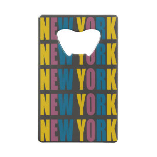 New York Bottle Opener Credit Card Bottle Opener