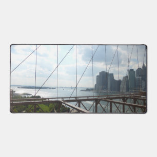 New York, Brooklyn Bridge Desk Mat