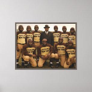 New York Brown Bombers Football Team Canvas Print