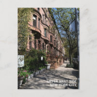 New York Brownstones Upper West Side Buildings NYC