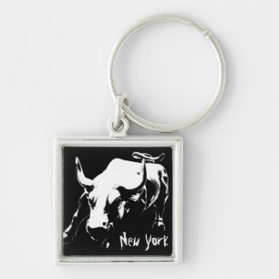 New York Bull Key Chain New York Market Souvenirs