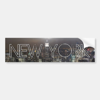 New York Bumper Sticker NY City Bumper Sticker