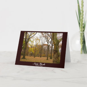 New York Card Central Park New York Souvenir Card