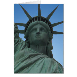 New York Card New York Blank Statue of Liberty