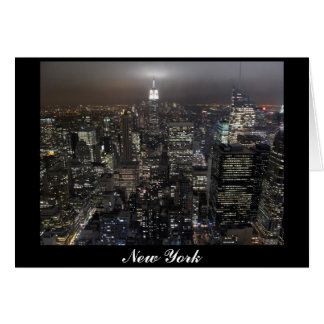 New York Card New York City Skyline Souvenir Card