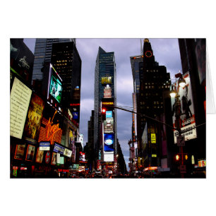 New York Card Times Square New York Souvenir Card