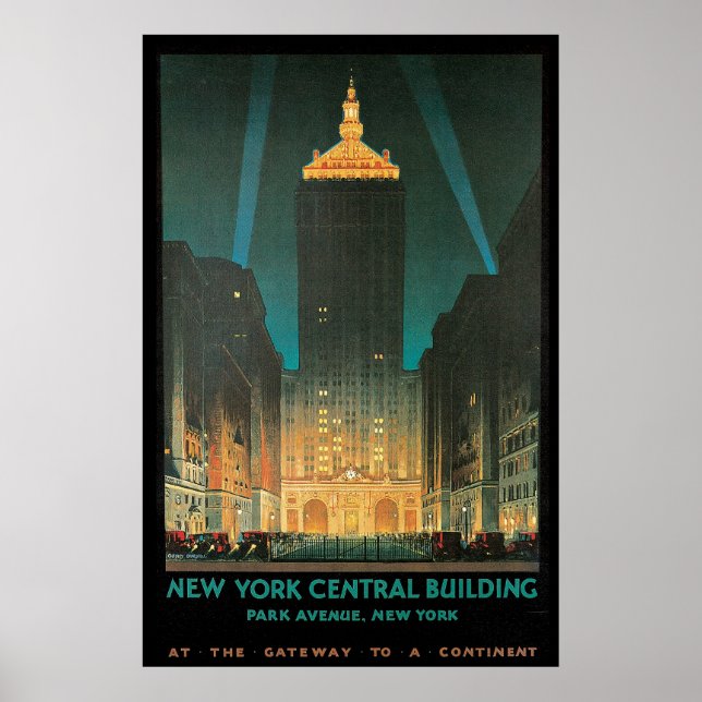 New York Central Building Poster (Front)