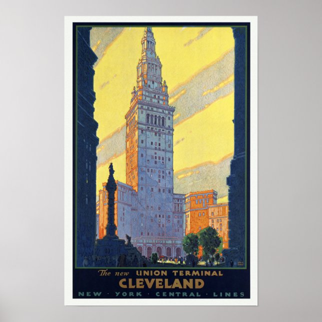 New York Central Lines - Vintage Travel Poster (Front)