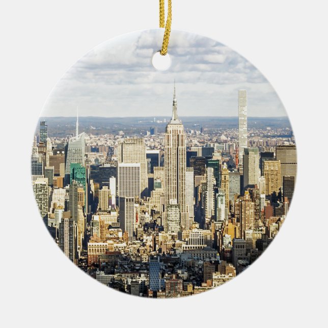 New York Ceramic Ornament (Front)