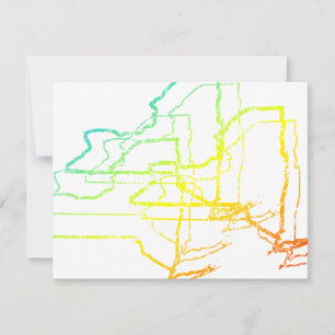new york chill blur invitation