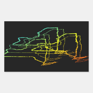 new york chill blur sticker