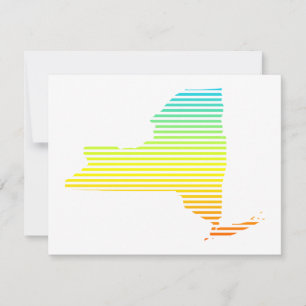 new york chill fade invitation