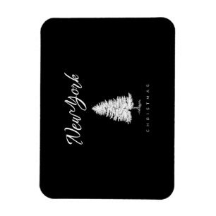 New York Christmas Magnet