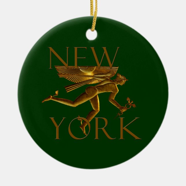 New York Christmas Ornament (Front)