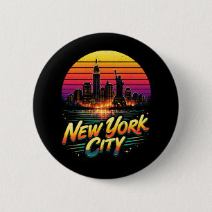 New York City 2 Inch Round Button