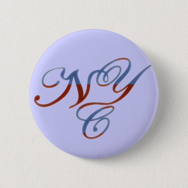 NEW YORK CITY 2 INCH ROUND BUTTON (Front)