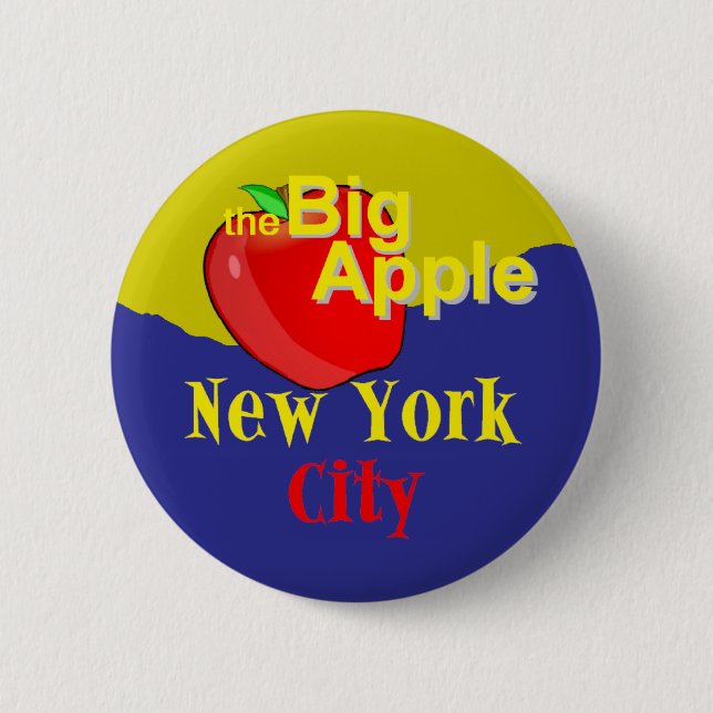 New York City 2 Inch Round Button (Front)