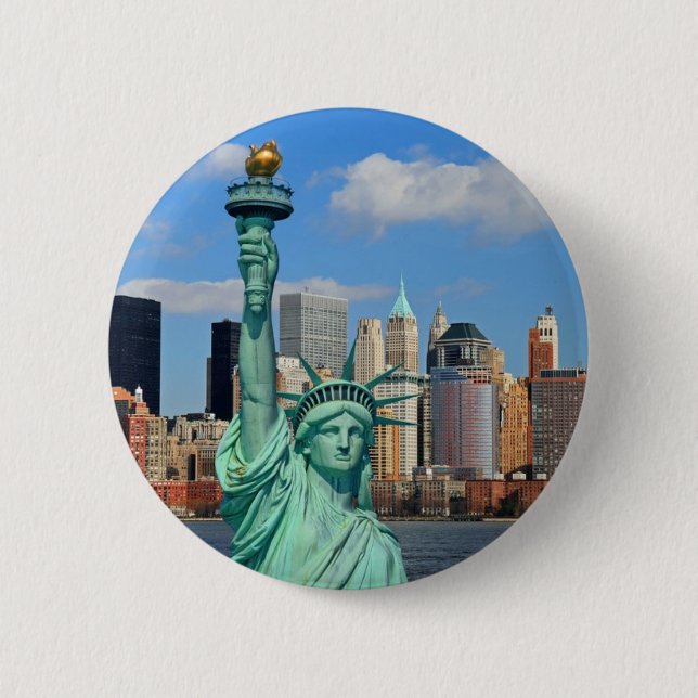 NEW YORK CITY 2 INCH ROUND BUTTON (Front)