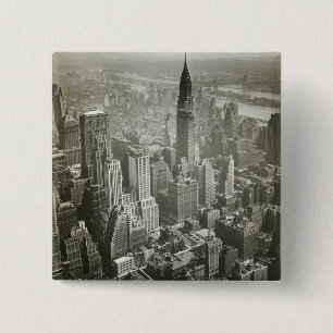 New York City 2 Inch Square Button