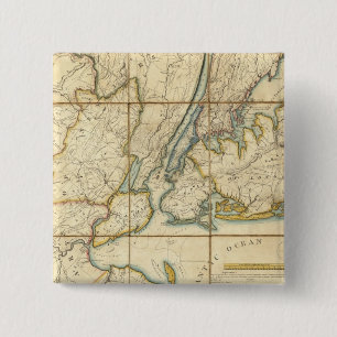 New York City 3 2 Inch Square Button
