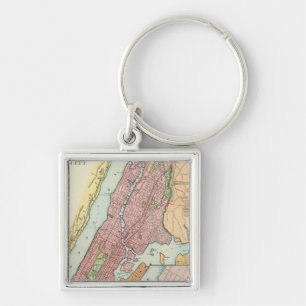 New York City 4 Keychain