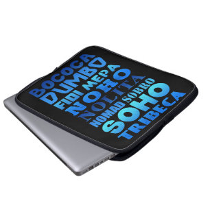 New York City Acronyms Laptop Cover