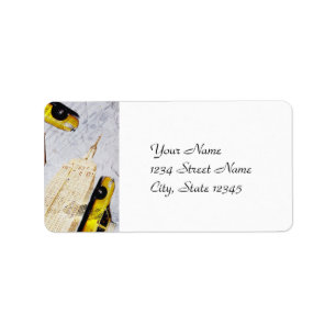 New York City address label template
