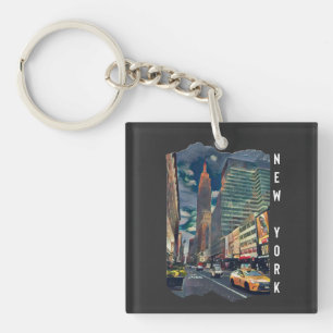 New York City Aesthetic Photo Art   Keychain