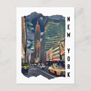 New York City Aesthetic Photo Art        Postcard