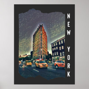 New York City Aesthetic Photo Art       Poster